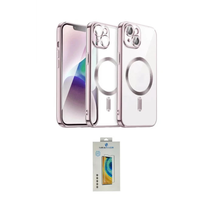 ieg™ iPhone 15 Kılıf Nova Işık Özel Seri - Siyah Polymer Nano Ekran Koruyucu