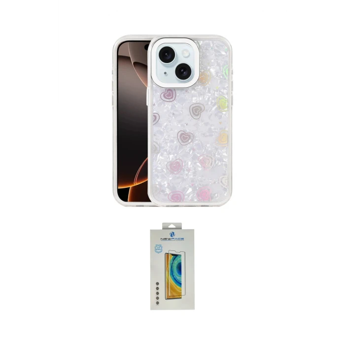 ieg™ iPhone 15 Kılıf Odak Prime - Siyah Polymer Nano Ekran Koruyucu