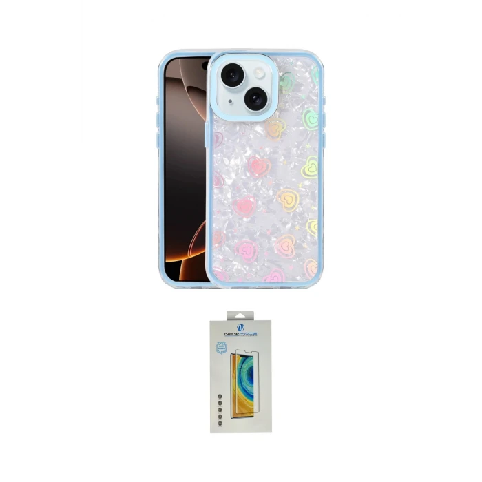 ieg™ iPhone 15 Kılıf Odak Prime - Siyah Polymer Nano Ekran Koruyucu