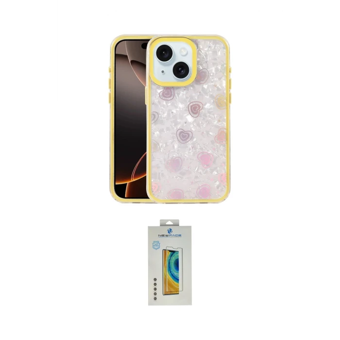 ieg™ iPhone 15 Kılıf Odak Prime - Siyah Polymer Nano Ekran Koruyucu