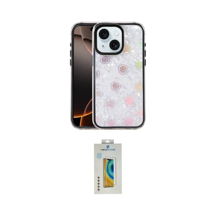 ieg™ iPhone 15 Kılıf Odak Prime - Siyah Polymer Nano Ekran Koruyucu