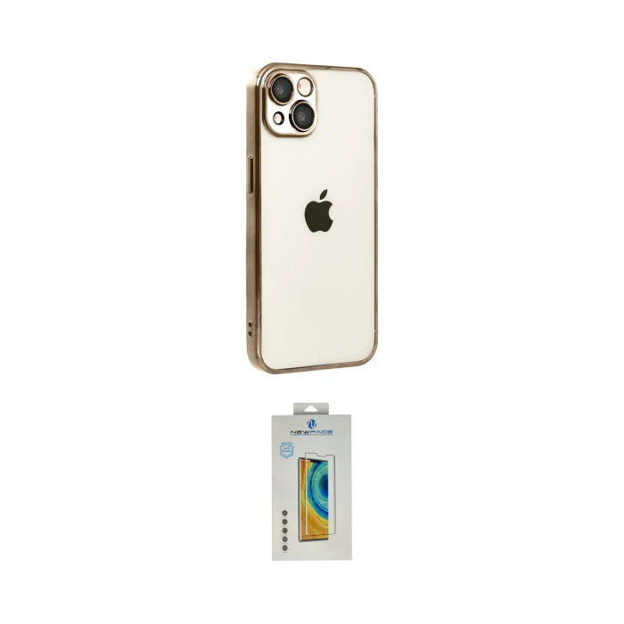 ieg™ iPhone 15 Kılıf Vadi Minimal - Siyah Polymer Nano Ekran Koruyucu