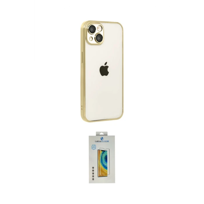 ieg™ iPhone 15 Kılıf Vadi Minimal - Siyah Polymer Nano Ekran Koruyucu