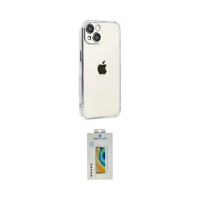 ieg™ iPhone 15 Kılıf Vadi Minimal - Siyah Polymer Nano Ekran Koruyucu