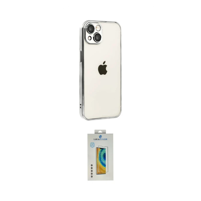 ieg™ iPhone 15 Kılıf Vadi Minimal - Siyah Polymer Nano Ekran Koruyucu