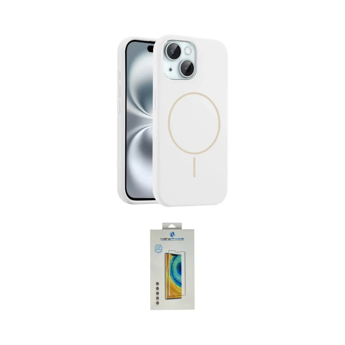 ieg™ iPhone 15 Kılıf Yankı Form Serisi - Siyah Polymer Nano Ekran Koruyucu