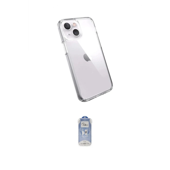 ieg™ iPhone 15 Kılıf Zirve Doku - Siyah Joko Magic 5D Cam