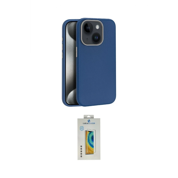 ieg™ iPhone 15 Kılıf Zirve Modern Prime - Siyah Polymer Nano Ekran Koruyucu