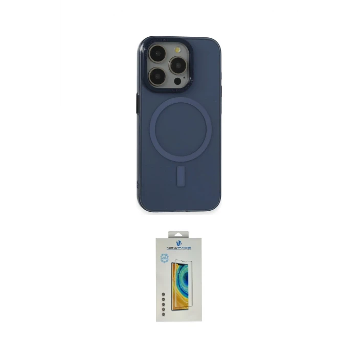 ieg™ iPhone 15 Pro Kılıf Eksen Işık Prime - Siyah Polymer Nano Ekran Koruyucu