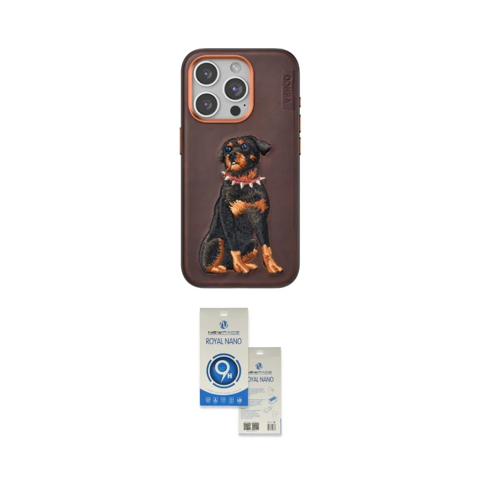 ieg™ iPhone 15 Pro Kılıf Nova Form Koleksiyonu - Şeffaf Royal Nano Ekran Koruyucu