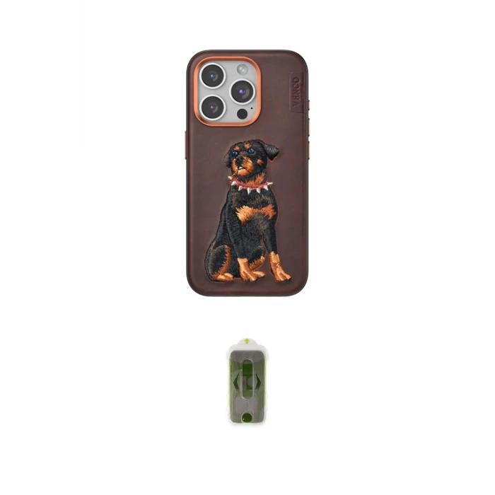 ieg™ iPhone 15 Pro Kılıf Nova Form Koleksiyonu - Siyah Joko Magic 5D Hayalet Cam