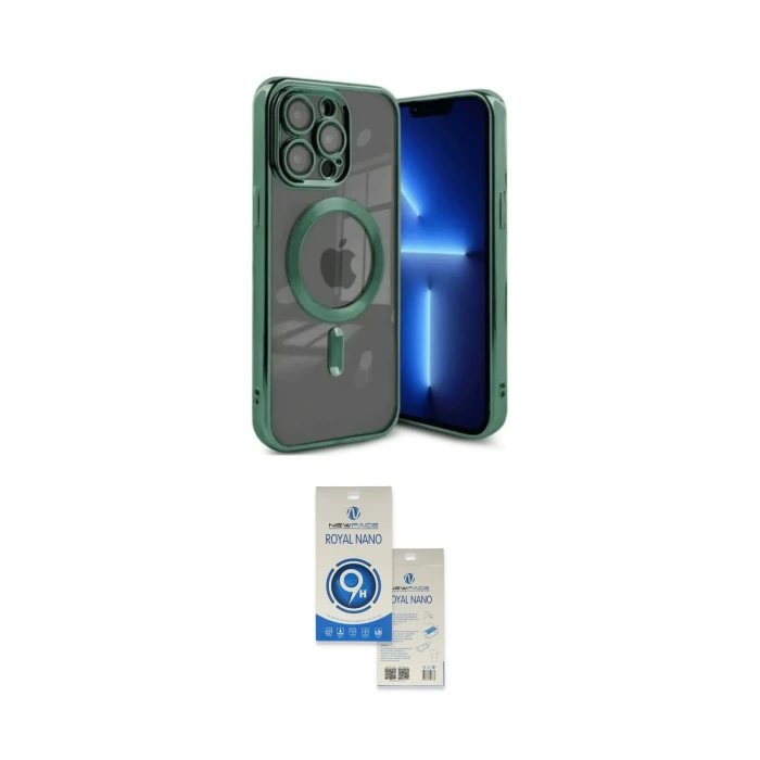 ieg™ iPhone 15 Pro Kılıf Nova Işık Özel Seri - Şeffaf Royal Nano Ekran Koruyucu