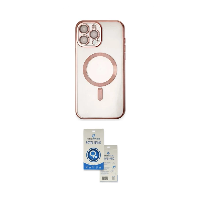 ieg™ iPhone 15 Pro Kılıf Nova Işık Özel Seri - Şeffaf Royal Nano Ekran Koruyucu