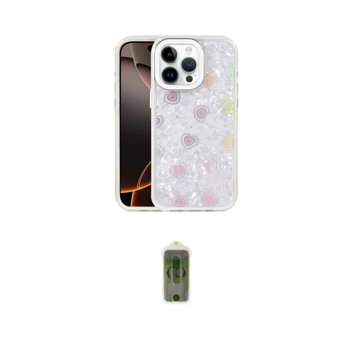 ieg™ iPhone 15 Pro Kılıf Odak Prime - Siyah Joko Magic 5D Hayalet Cam