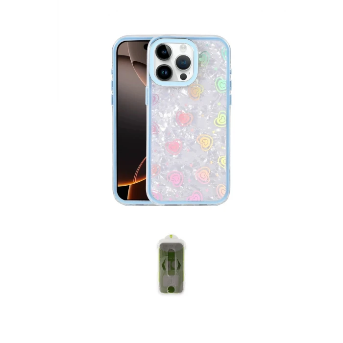 ieg™ iPhone 15 Pro Kılıf Odak Prime - Siyah Joko Magic 5D Hayalet Cam