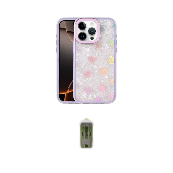 ieg™ iPhone 15 Pro Kılıf Odak Prime - Siyah Joko Magic 5D Hayalet Cam