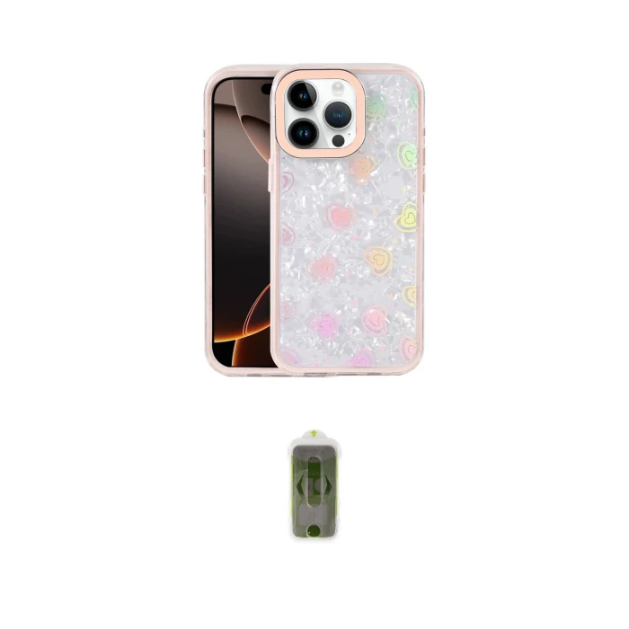 ieg™ iPhone 15 Pro Kılıf Odak Prime - Siyah Joko Magic 5D Hayalet Cam