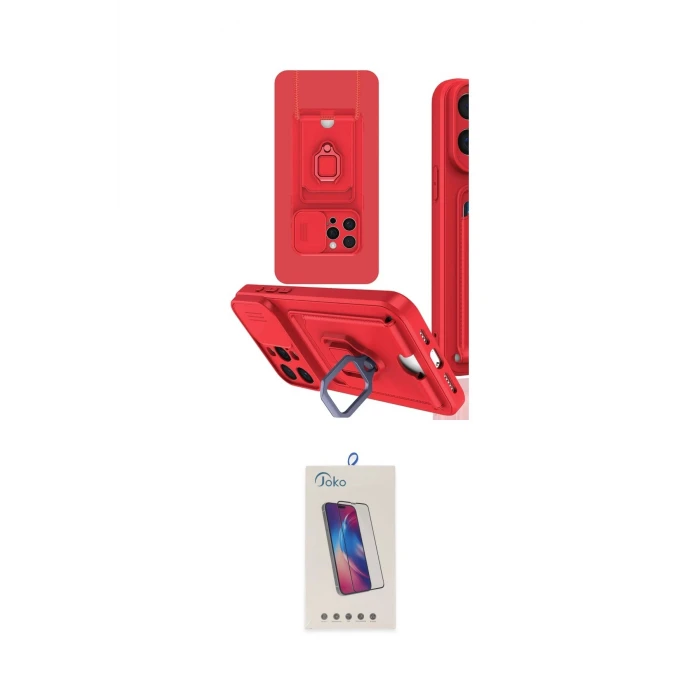 ieg™ iPhone 15 Pro Kılıf Vadi Form Prime - Siyah Joko 5D Cam