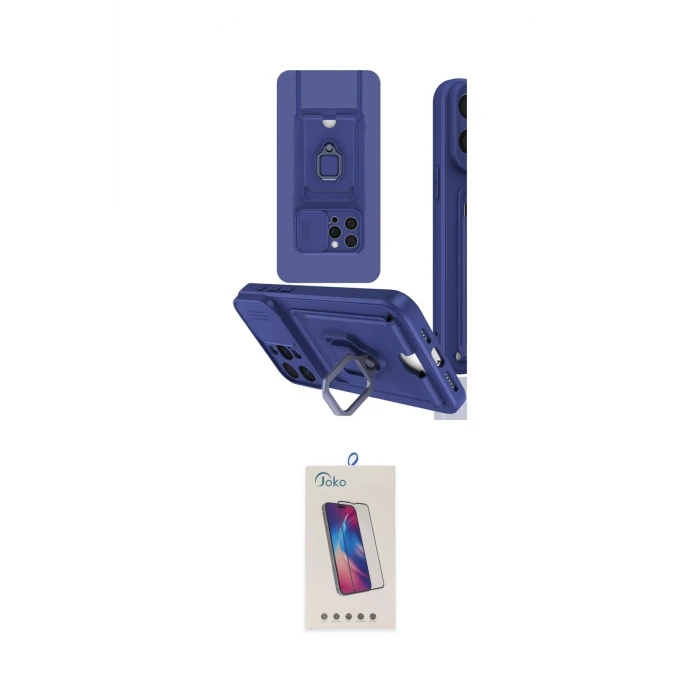 ieg™ iPhone 15 Pro Kılıf Vadi Form Prime - Siyah Joko 5D Cam