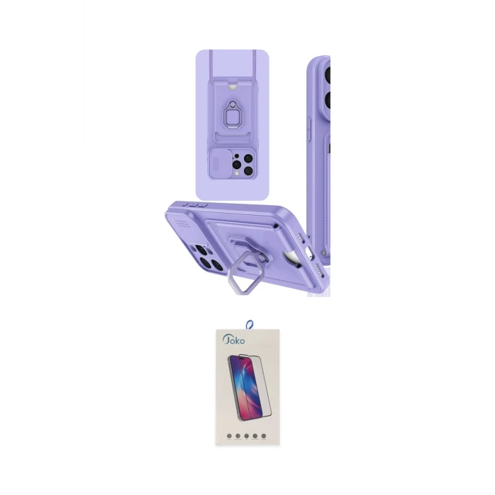 ieg™ iPhone 15 Pro Kılıf Vadi Form Prime - Siyah Joko 5D Cam