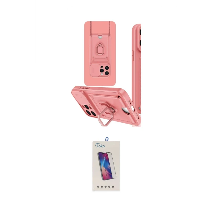 ieg™ iPhone 15 Pro Kılıf Vadi Form Prime - Siyah Joko 5D Cam