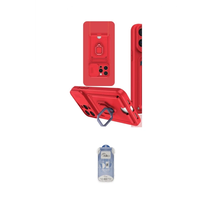 ieg™ iPhone 15 Pro Kılıf Vadi Form Prime - Siyah Joko Magic 5D Cam