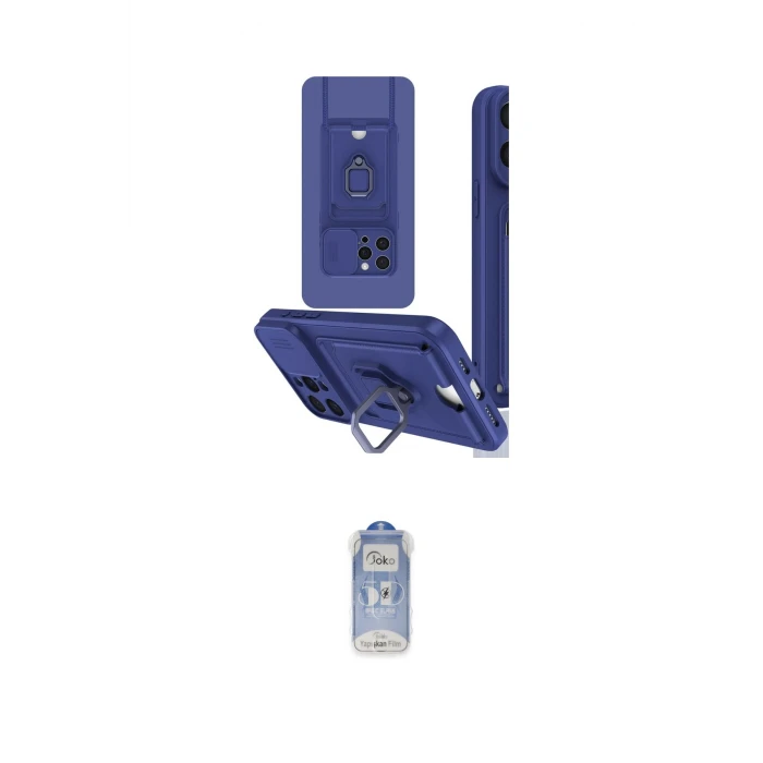 ieg™ iPhone 15 Pro Kılıf Vadi Form Prime - Siyah Joko Magic 5D Cam