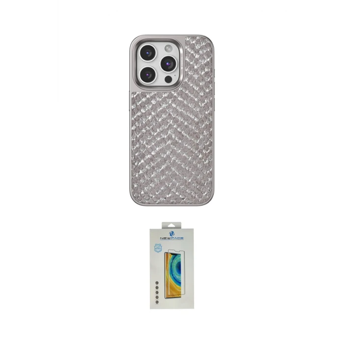 ieg™ iPhone 15 Pro Kılıf Vadi Özel Seri - Siyah Polymer Nano Ekran Koruyucu