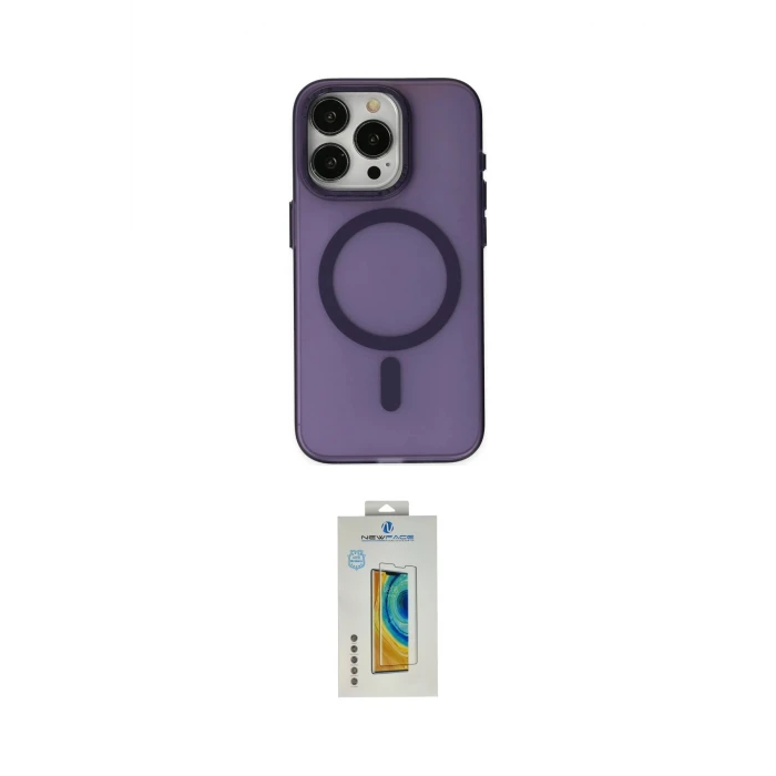 ieg™ iPhone 15 Pro Kılıf Yadigar Işık - Siyah Polymer Nano Ekran Koruyucu