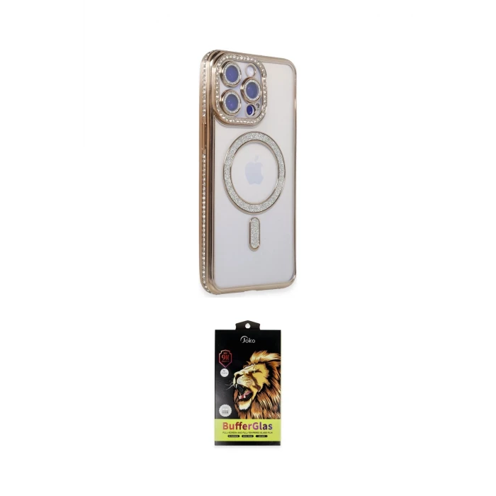 ieg™ iPhone 15 Pro Kılıf Zirve Doku Prime - Siyah Buffer Cam Ekran Koruyucu