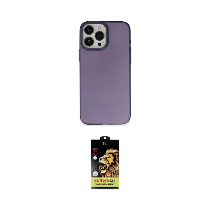 ieg™ iPhone 15 Pro Max Kılıf Ahenk Çizgi Prime - Siyah Buffer Cam Ekran Koruyucu