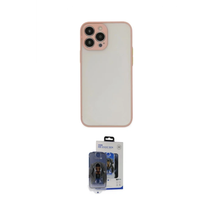 ieg™ iPhone 15 Pro Max Kılıf Ahenk Çizgi Serisi - Siyah Vanessa Magic Cam