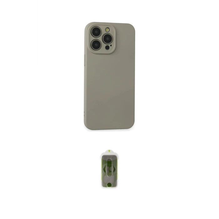 ieg™ iPhone 15 Pro Max Kılıf Ahenk Serisi - Siyah Joko Magic 5D Hayalet Cam
