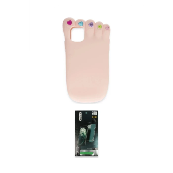 ieg™ iPhone 15 Pro Max Kılıf Akış Yansıma - Siyah 360 Mat Full Body Arka Koruyucu