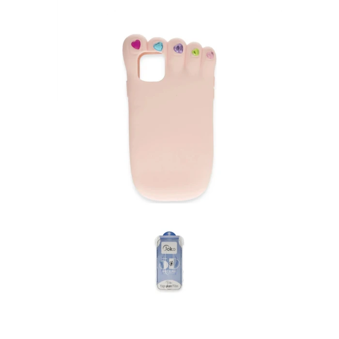 ieg™ iPhone 15 Pro Max Kılıf Akış Yansıma - Siyah Joko Magic 5D Cam