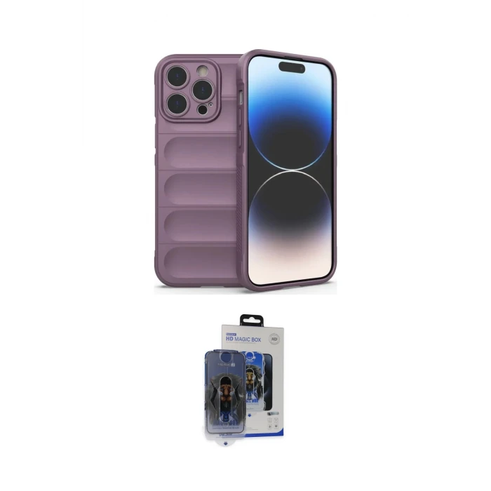 ieg™ iPhone 15 Pro Max Kılıf Atlas Koleksiyonu - Siyah Vanessa Magic Cam