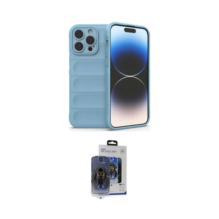 ieg™ iPhone 15 Pro Max Kılıf Atlas Koleksiyonu - Siyah Vanessa Magic Cam