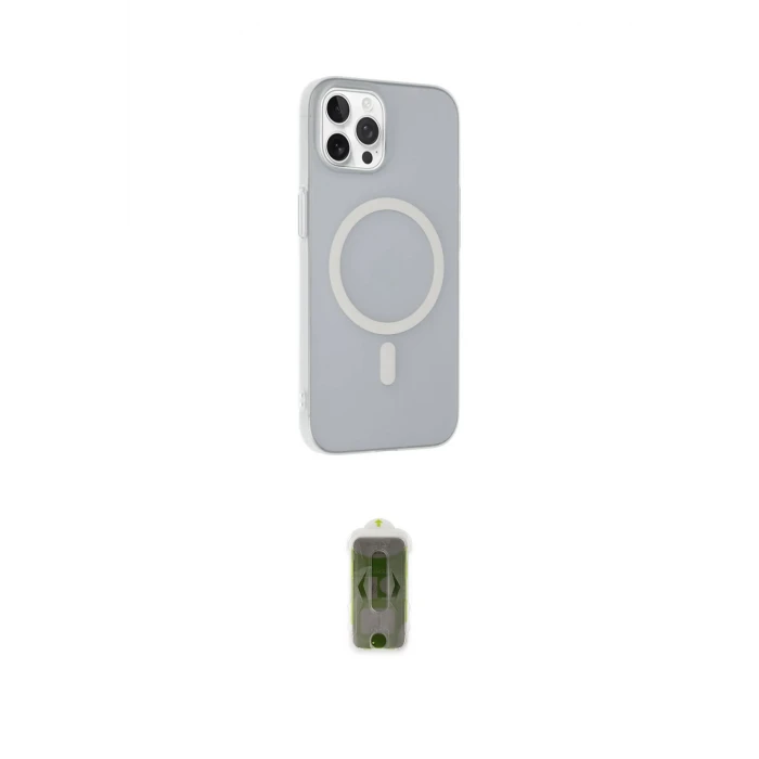 ieg™ iPhone 15 Pro Max Kılıf Çekirdek Modern Prime - Siyah Joko Magic 5D Hayalet Cam
