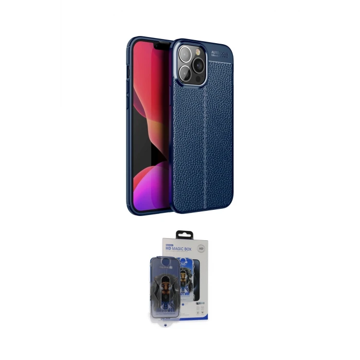 ieg™ iPhone 15 Pro Max Kılıf Doruk Klasik Özel Seri - Siyah Vanessa Magic Cam