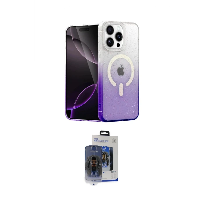 ieg™ iPhone 15 Pro Max Kılıf Eksen Minimal Özel Seri - Siyah Vanessa Magic Cam