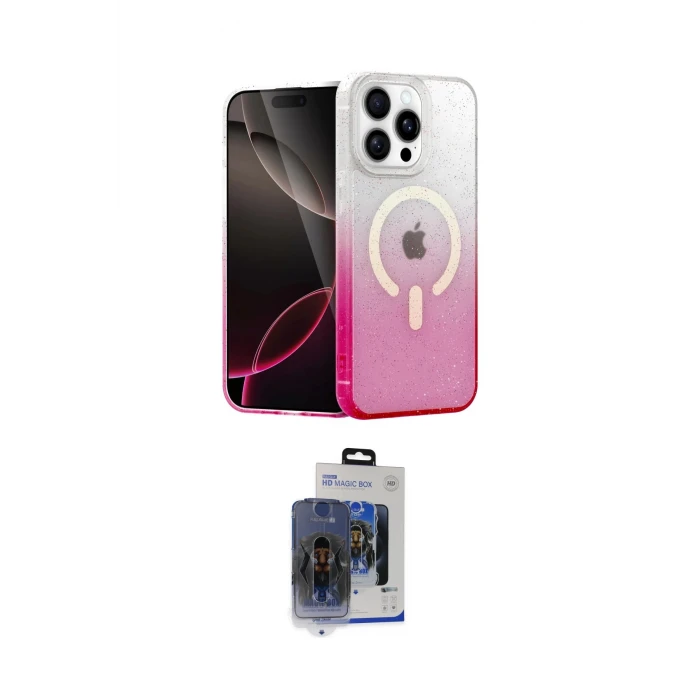 ieg™ iPhone 15 Pro Max Kılıf Eksen Minimal Özel Seri - Siyah Vanessa Magic Cam