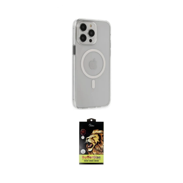 ieg™ iPhone 15 Pro Max Kılıf Kıvılcım Asil Özel Seri - Siyah Buffer Cam Ekran Koruyucu