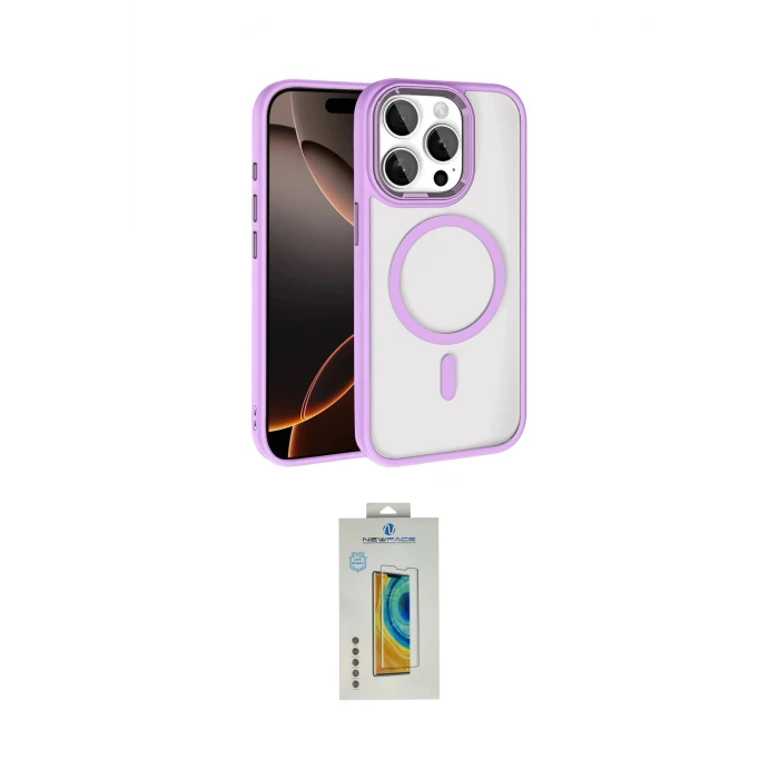 ieg™ iPhone 15 Pro Max Kılıf Kıvılcım Prime - Siyah Polymer Nano Ekran Koruyucu