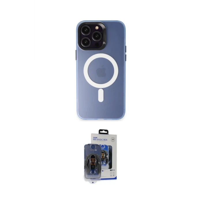 ieg™ iPhone 15 Pro Max Kılıf Kozmos Çizgi Prime - Siyah Vanessa Magic Cam