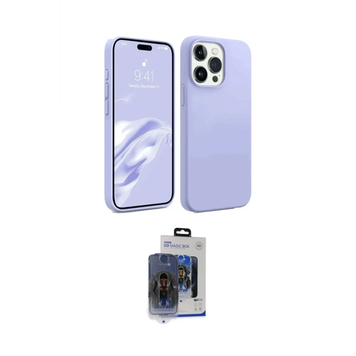 ieg™ iPhone 15 Pro Max Kılıf Kozmos Yansıma Özel Seri - Siyah Vanessa Magic Cam