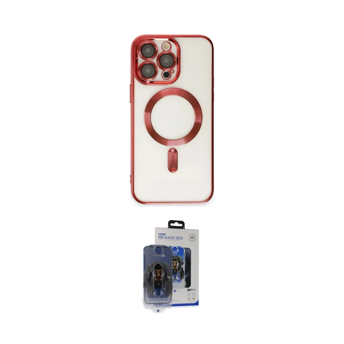 ieg™ iPhone 15 Pro Max Kılıf Nova Işık Özel Seri - Siyah Vanessa Magic Cam