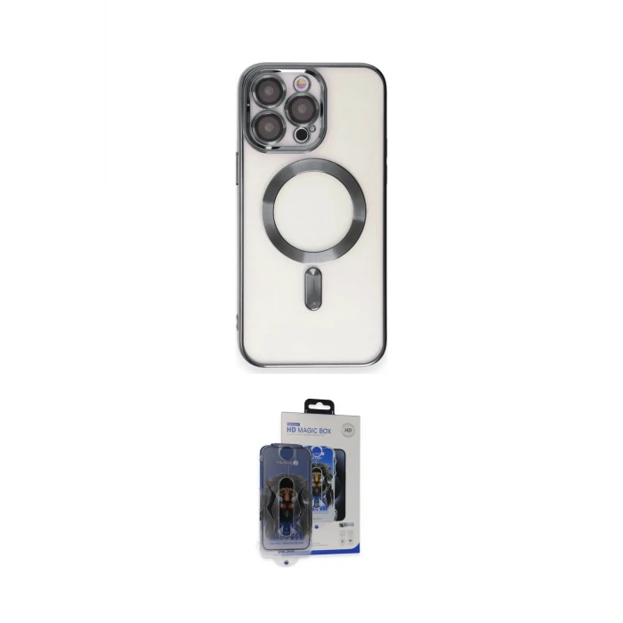 ieg™ iPhone 15 Pro Max Kılıf Nova Işık Özel Seri - Siyah Vanessa Magic Cam