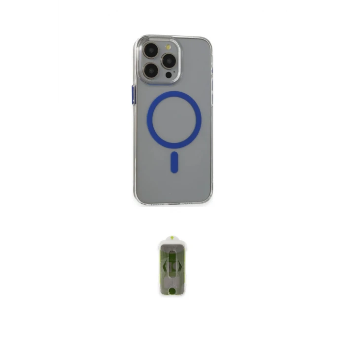 ieg™ iPhone 15 Pro Max Kılıf Odak Form Özel Seri - Siyah Joko Magic 5D Hayalet Cam