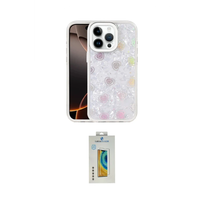 ieg™ iPhone 15 Pro Max Kılıf Odak Prime - Siyah Polymer Nano Ekran Koruyucu