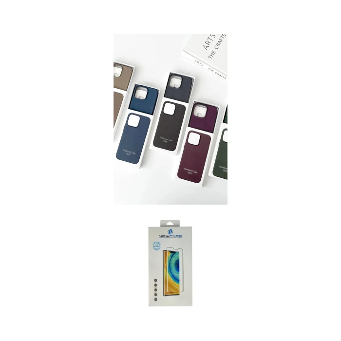 ieg™ iPhone 15 Pro Max Kılıf Pusula Modern - Siyah Polymer Nano Ekran Koruyucu